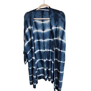 Torrid Cardigan Knit Cardigan Women 2X Blue Dolman Sleeve Sweater Knit Sweater